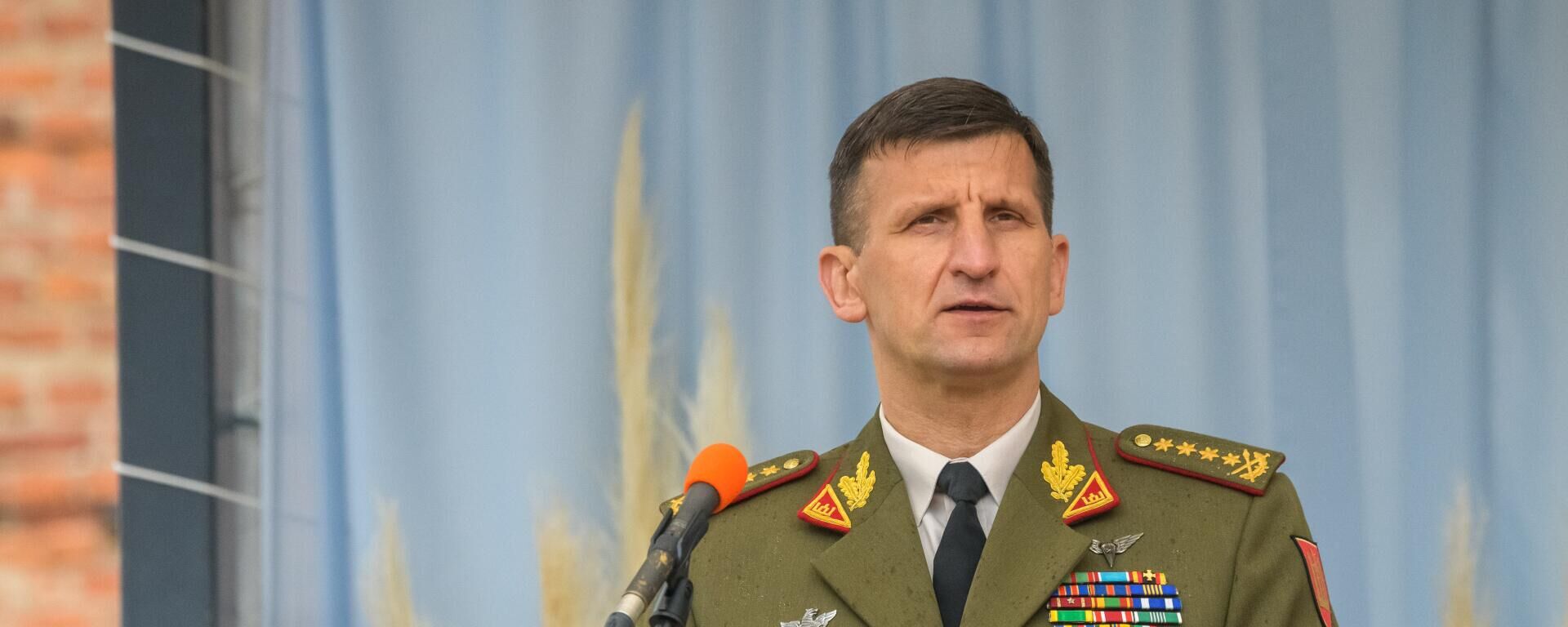 Главнокомандующий ВС Литвы Раймундас Вайкшнорас, архивное фото - Sputnik Литва, 1920, 29.07.2025