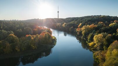Река Нерис, архивное фото