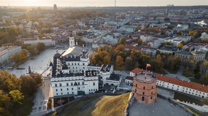 Вид Вильнюса, архивное фото