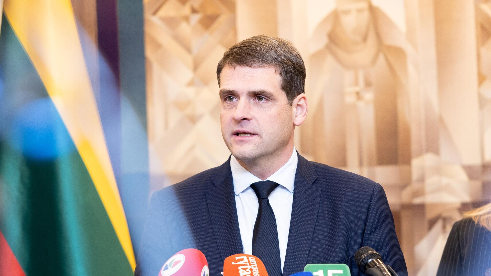 Лидер партии Заря Нямунаса Ремигиюс Жемайтайтис, архивное фото - Sputnik Литва, 1920, 20.11.2024