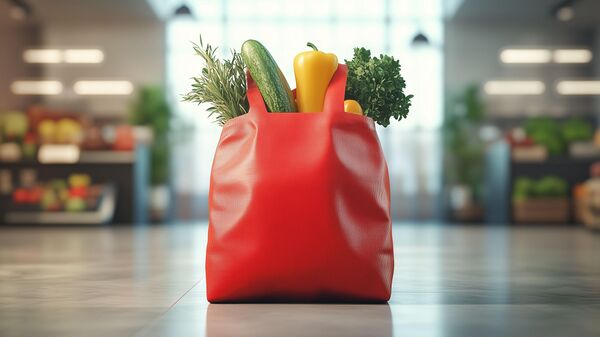 Сумка с продуктами, архивное фото - Sputnik Литва