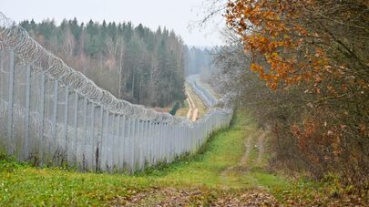 Граница Литвы и Белоруссии, архивное фото