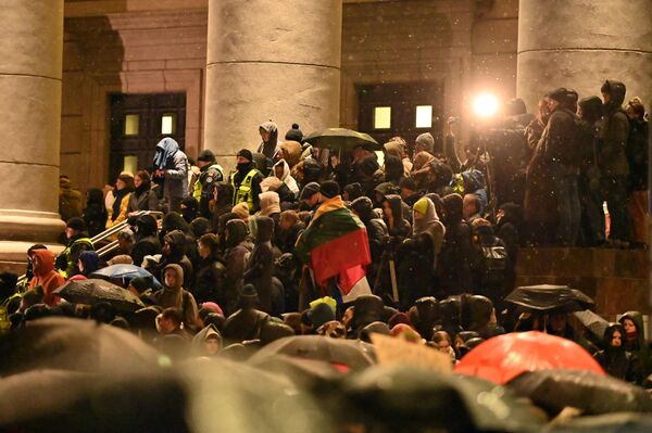 В акции протеста 