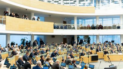 Зал заседаний Сейма Литвы