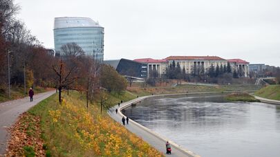 Поздняя осень в Вильнюсе 