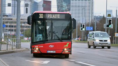 Общественный транспорт и парковки в Вильнюсе