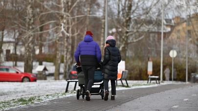 Прохожие на улице Вильнюса