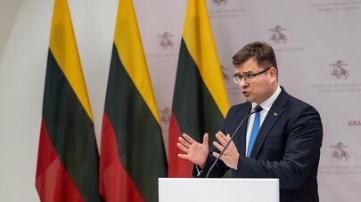 Экс-министр обороны Литвы Лауринас Касчюнас, архивное фото