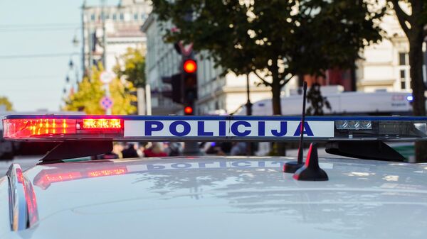 Автомобиль литовской полиции, архивное фото - Sputnik Литва