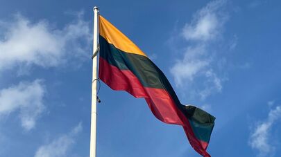 Флаг Литвы, архивное фото