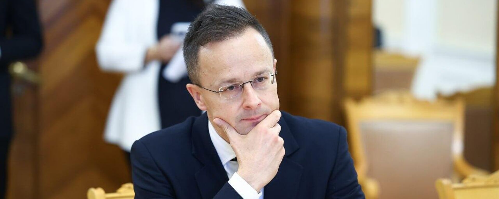 Министр иностранных дел и внешнеэкономических связей Венгрии Петер Сийярто, архивное фото - Sputnik Литва, 1920, 21.04.2026