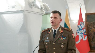 Главнокомандующий ВС Литвы Раймундас Вайкшнорас, архивное фото