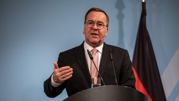 Министр обороны Германии Борис Писториус, архивное фото - Sputnik Литва