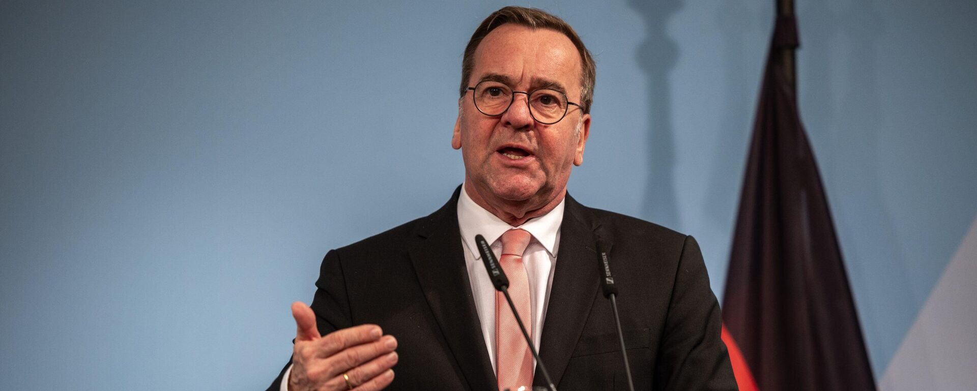 Министр обороны Германии Борис Писториус, архивное фото - Sputnik Литва, 1920, 29.09.2025