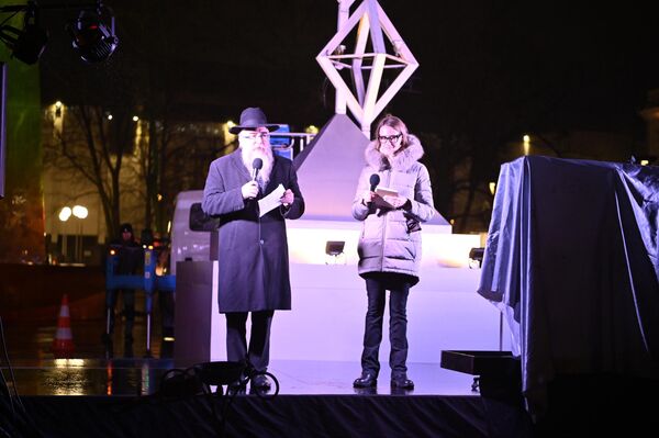 В Вильнюсе в понедельник, 30 декабря, прошло празднование Хануки. - Sputnik Литва