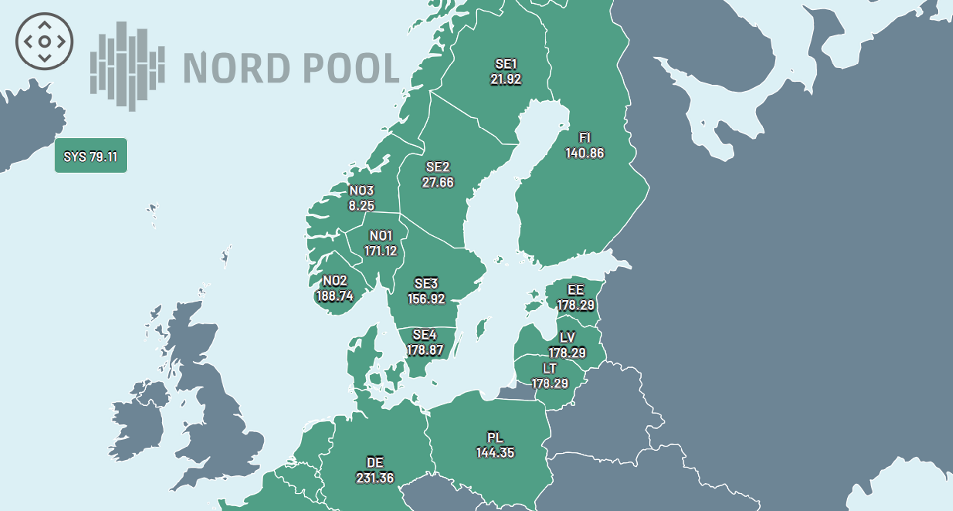 Цены на бирже электроэнергии Nord Pool 20 января  - Sputnik Литва, 1920, 20.01.2025