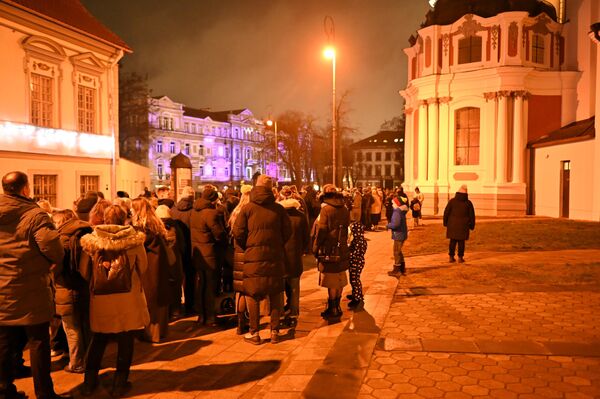 Жители и гости города могли познакомиться с работами талантов светового искусства, а также ярко отпраздновать день рождения Вильнюса. - Sputnik Литва