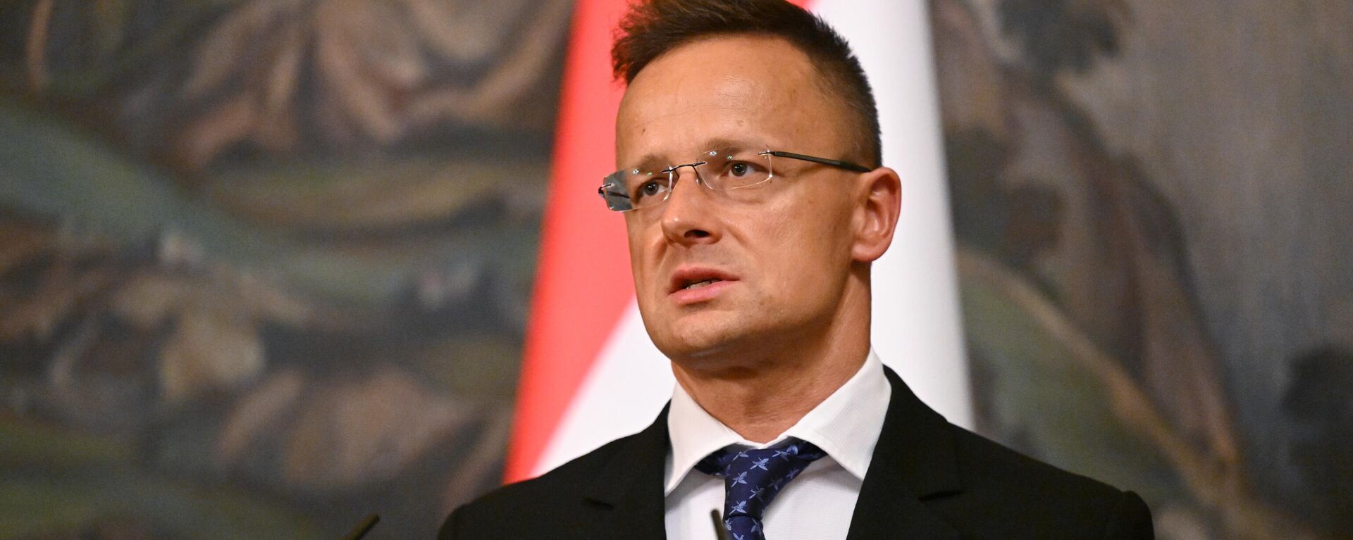 Министр иностранных дел и внешнеэкономических связей Венгрии Петер Сийярто, архивное фото - Sputnik Литва, 1920, 11.02.2025