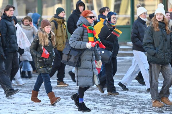 В условиях немецкой оккупации 16 февраля 1918 года Совет Литвы составил и подписал Акт о независимости Литвы, провозгласивший восстановление независимого Литовского государства. - Sputnik Литва