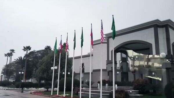 Дворец королевской семьи - Дирия в комплексе Альбасатин в Эр-Рияд - Sputnik Литва