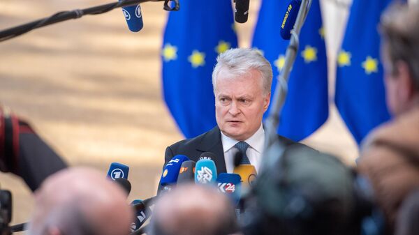 Президент Литвы Гитанас Науседа, архивное фото - Sputnik Литва