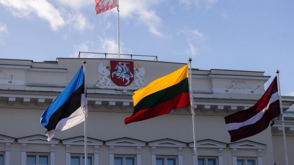 Флаги Литвы, Латвии и Эстонии, архивное фото - Sputnik Литва