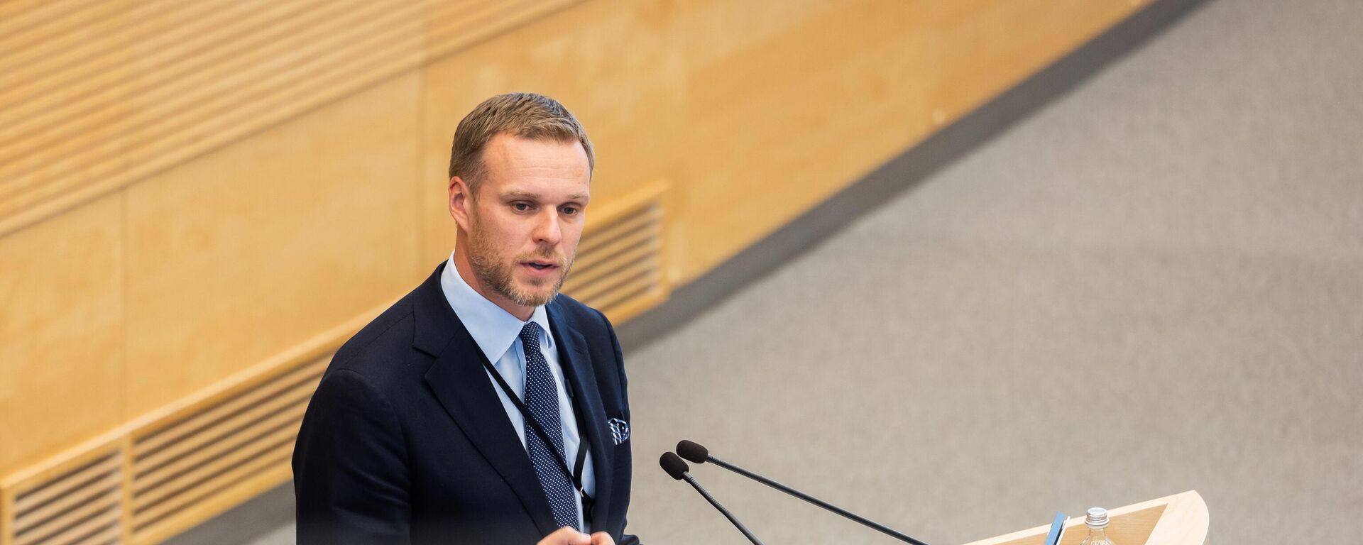 Бывший министр иностранных дел Литвы Габриэлюс Ландсбергис, архивное фото - Sputnik Литва, 1920, 23.12.2025