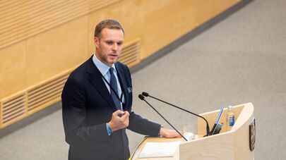 Бывший министр иностранных дел Литвы Габриэлюс Ландсбергис, архивное фото