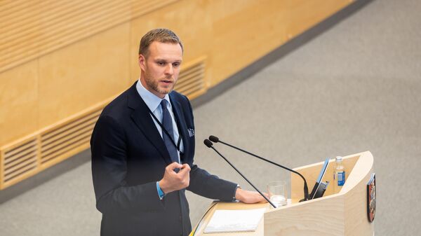 Бывший министр иностранных дел Литвы Габриэлюс Ландсбергис, архивное фото - Sputnik Литва