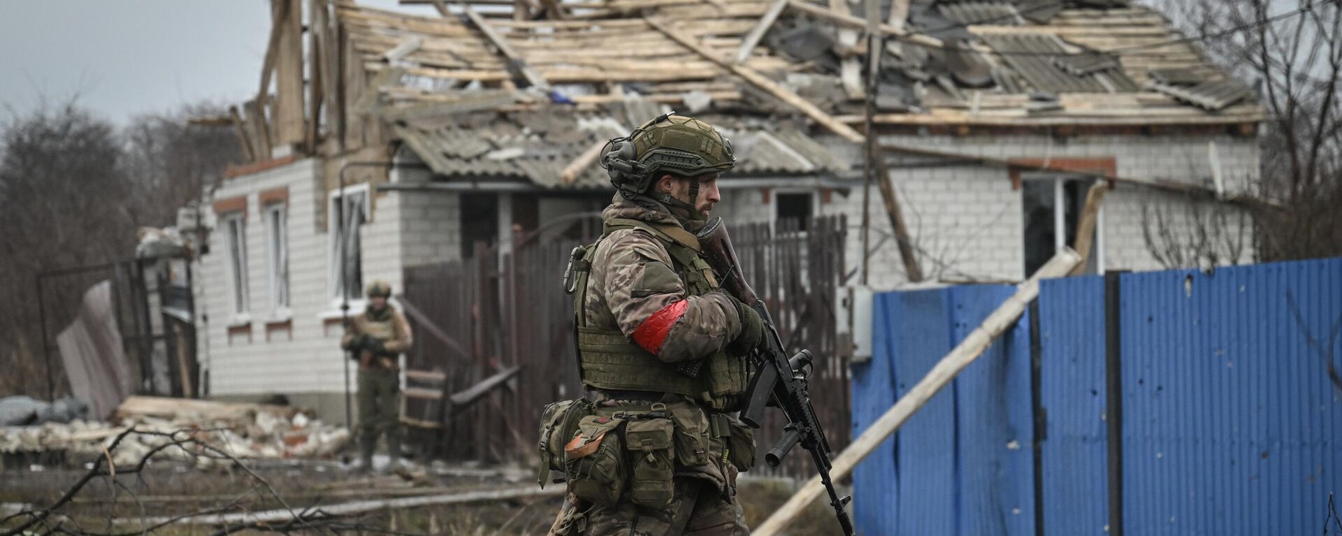 Хутор Агроном в Суджанском районе Курской области, освобожденный российскими Вооруженными силами от подразделений ВСУ, архивное фото - Sputnik Литва, 1920, 13.03.2025