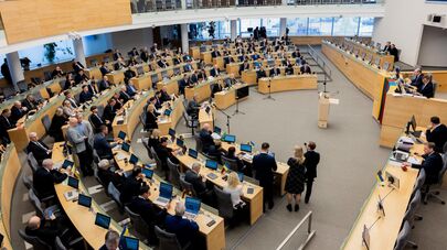 Заседание Сейма Литвы, архивное фото