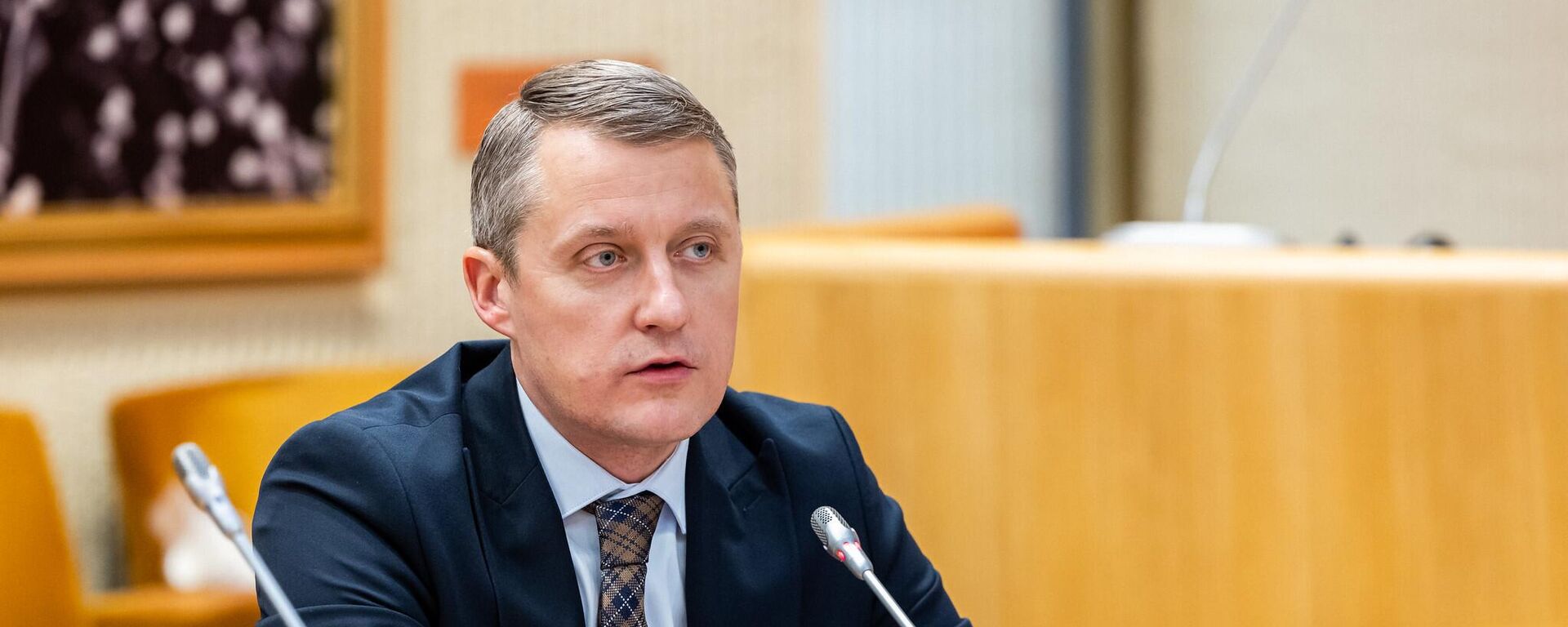 Министр энергетики Литвы Жигимантас Вайчюнас, архивное фото - Sputnik Литва, 1920, 03.04.2026