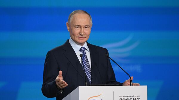 Президент России Владимир Путин - Sputnik Литва