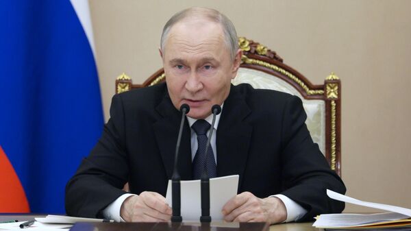 Президент России Владимир Путин  - Sputnik Литва