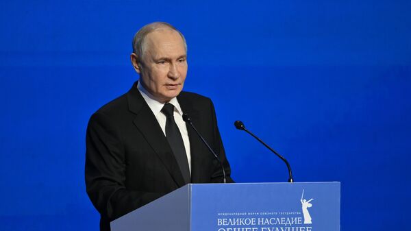 Президент России Владимир Путин - Sputnik Литва