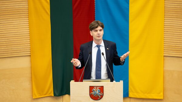 Депутат Сейма Литвы Игнас Вегеле, архивное фото - Sputnik Литва
