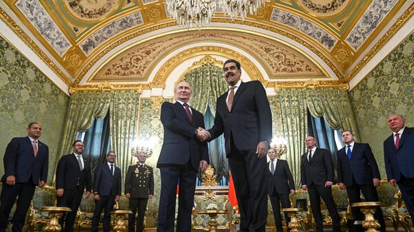 Встреча президента РФ Владимира Путина  и президента Венесуэлы Николаса Мадуро - Sputnik Литва