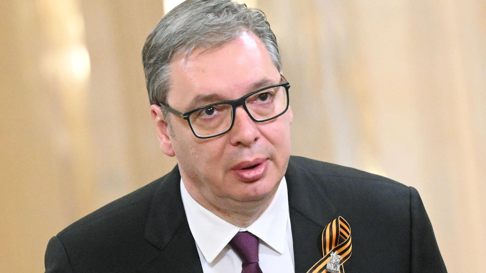 Президент Сербии Александр Вучич в Москве Президент Сербии Александр Вучич в Москве - Sputnik Литва, 1920, 09.05.2025