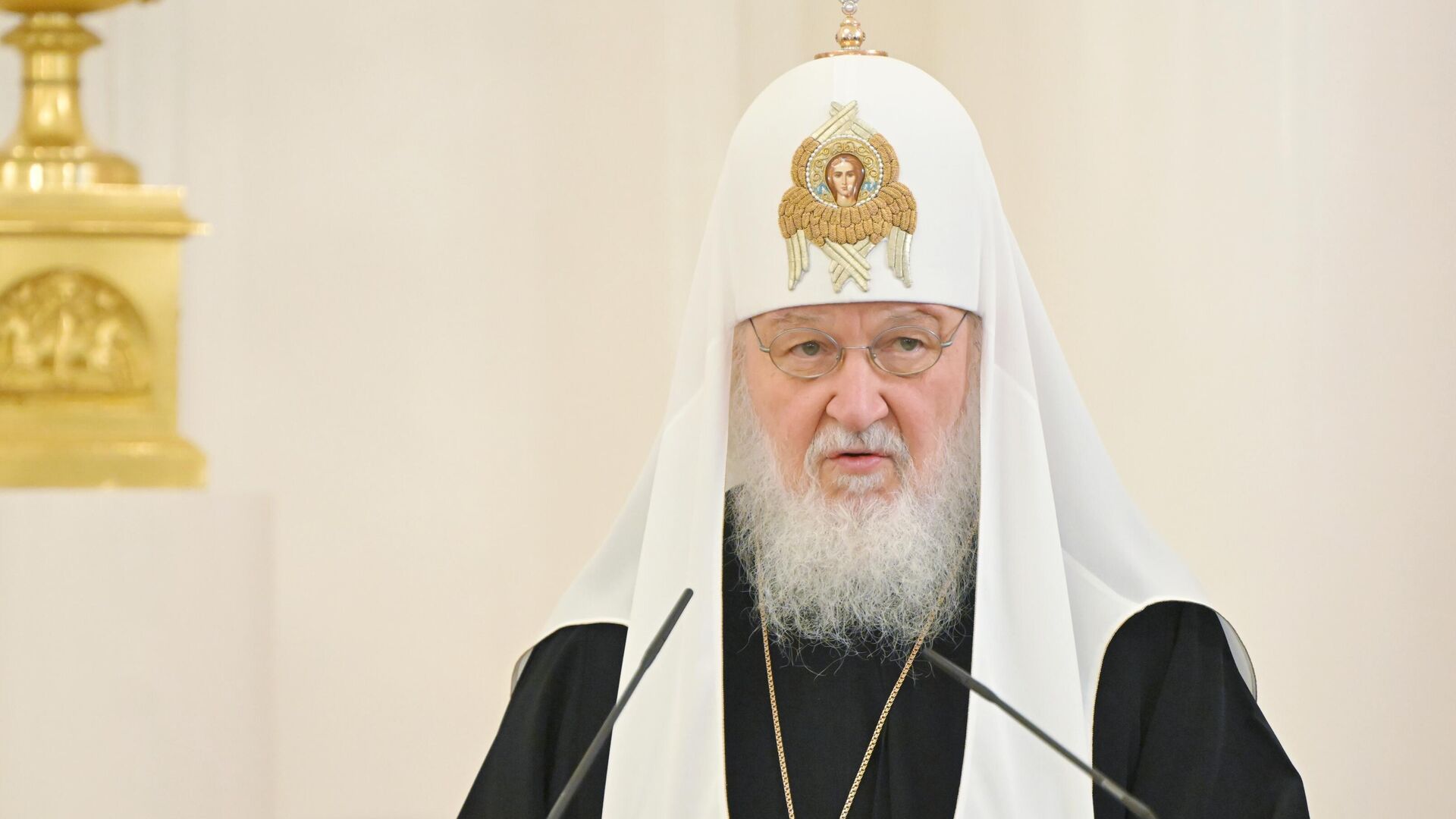 Патриарх Московский и всея Руси Кирилл Патриарх Московский и всея Руси Кирилл - Sputnik Литва, 1920, 20.05.2025