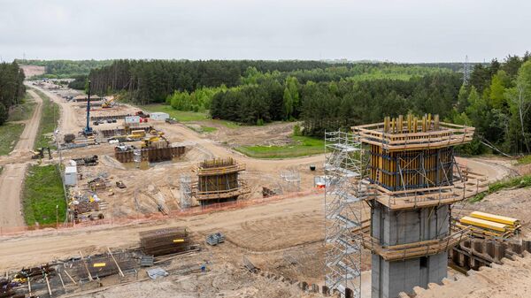 Строительство железнодорожной магистрали Rail Baltica в Литве - Sputnik Литва