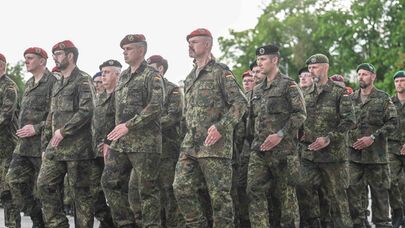 Военнослужащие немецких войск в Литве