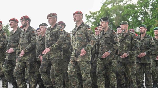 Военнослужащие немецких войск в Литве - Sputnik Литва