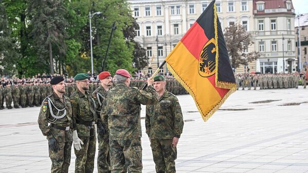 Военнослужащие немецких войск в Литве - Sputnik Литва