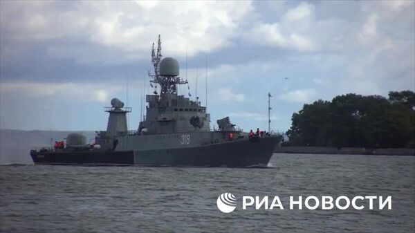Учения российского флота в Балтийском море - Sputnik Литва