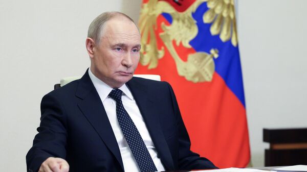 Президент РФ Владимир Путин провел совещание с членами правительства РФ - Sputnik Литва