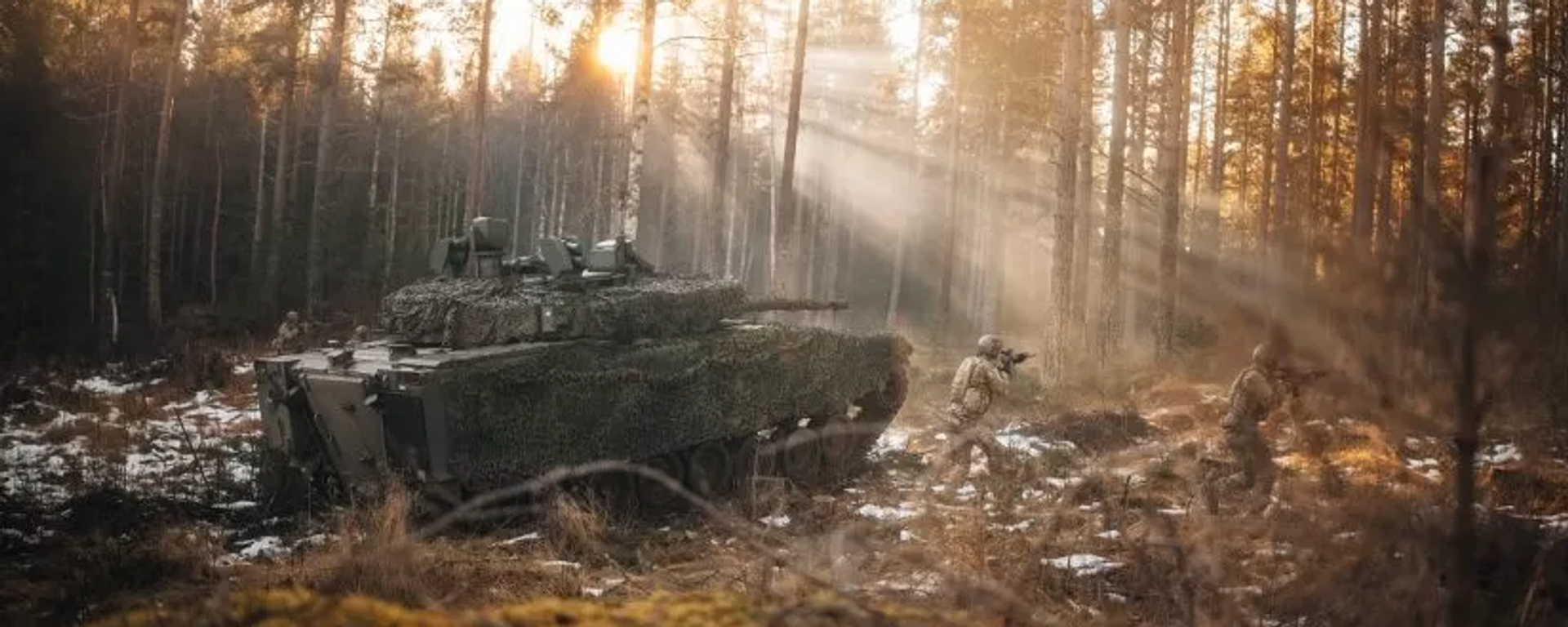 Бронированная боевая машина CV90, архивное фото - Sputnik Литва, 1920, 21.08.2025