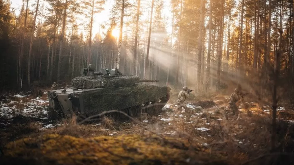 Бронированная боевая машина CV90 - Sputnik Литва