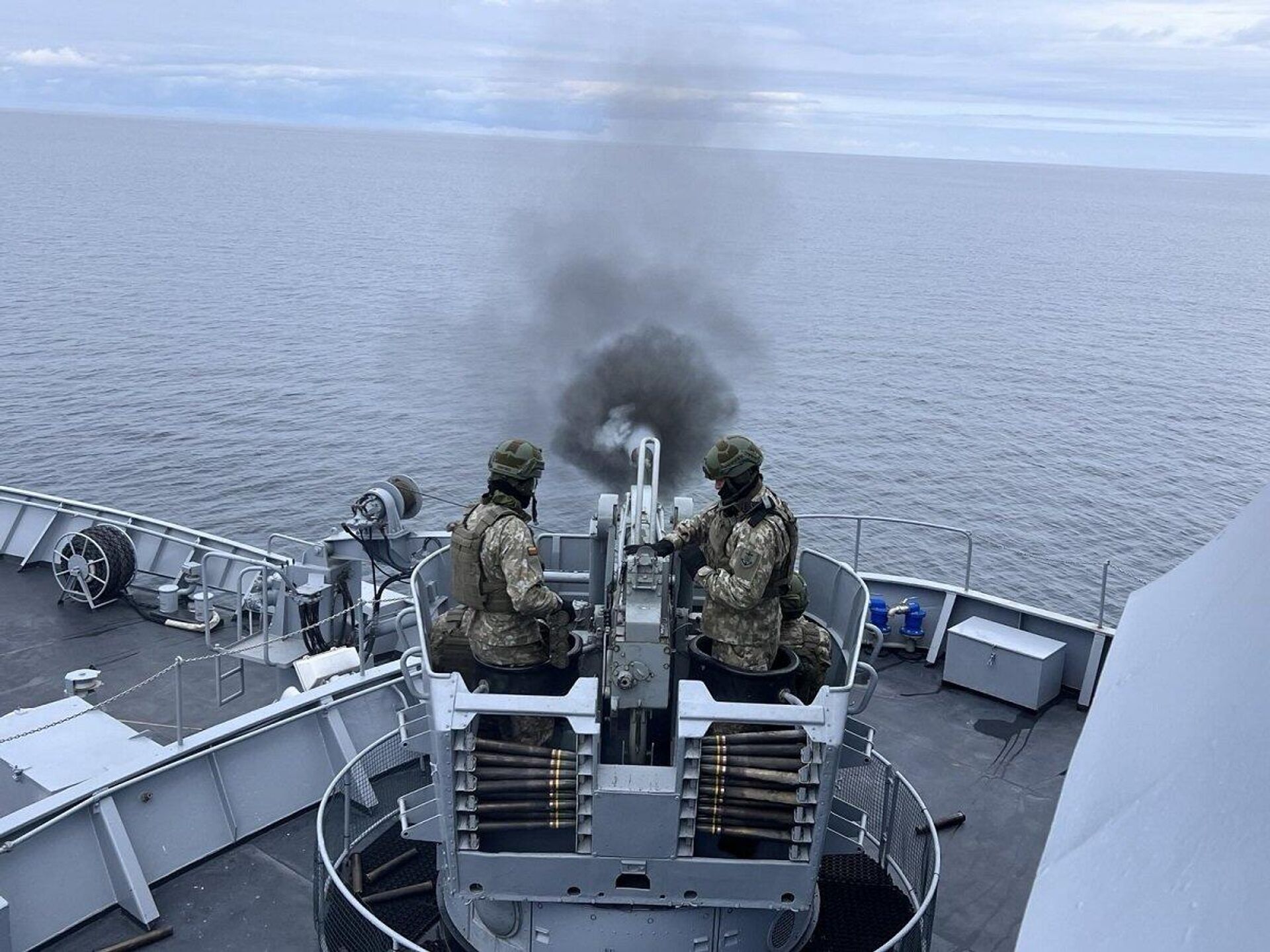Военнослужащие ВМС Литвы в ходе учений НАТО Baltops 25 (Балтийские операции 25) - Sputnik Литва, 1920, 20.06.2025