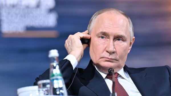 Президент России Владимир Путин  - Sputnik Литва
