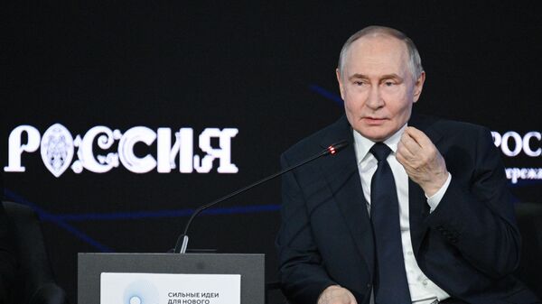 Президент Владимир Путин принял участие в работе форума АСИ Сильные идеи для нового времени - Sputnik Литва
